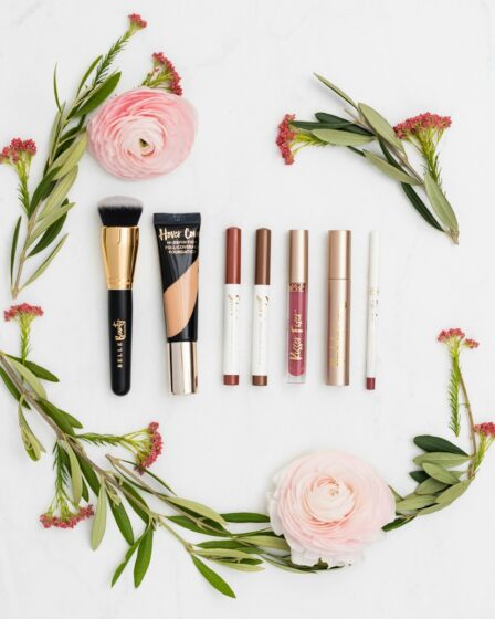 women's assorted cosmetics